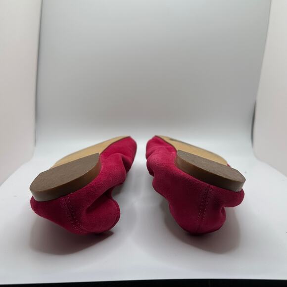 Sam Edelman Fritz Women's Size 5.5 M Pink Suede Leather Ballet Flats Shoes - Picture 2 of 11